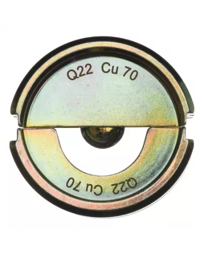 Матрица для медных напаянных клемм Milwaukee Q22 CU 70  (Арт. 4932451770)