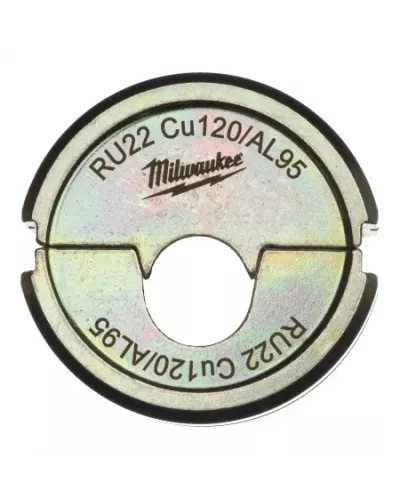 Матрица для округления алюминиевых и медных клемм треугольной формы Milwaukee RU22 CU/AL 95  (Арт. 4932451785)