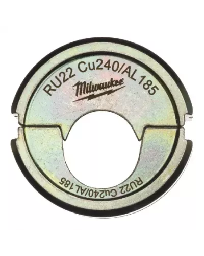 Матрица для округления алюминиевых и медных клемм треугольной формы Milwaukee RU22 CU/AL 185  (Арт. 4932451788)