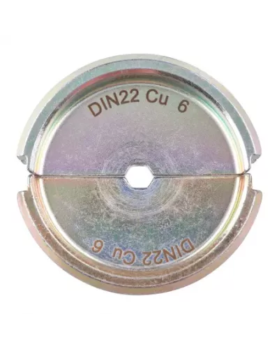 Матрица для медных наконечников и коннекторов Milwaukee DIN22 Cu 6  (Арт. 4932464861)