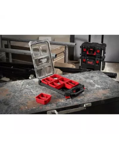 PACKOUT™ компактный тонкий органайзер Packout Compact Slim Organiser Milwaukee
