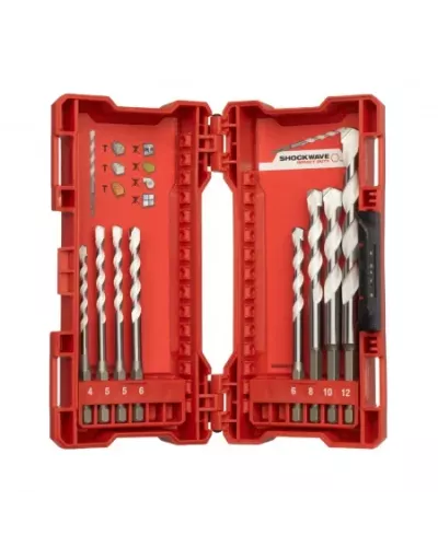 Набор cверл по мультиматериалам с хвостовиком 1/4'' Hex Milwaukee (8 шт) (замена для 4932352335)  (Арт. 4932471112)