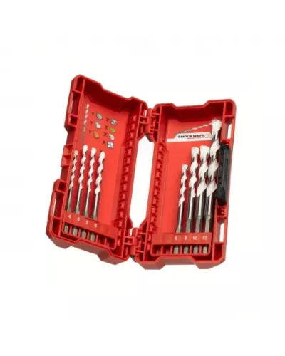 Набор cверл по мультиматериалам с хвостовиком 1/4'' Hex Milwaukee (8 шт) (замена для 4932352335)  (Арт. 4932471112)
