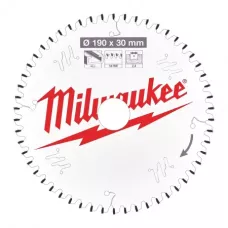 Пильные диски для ручных циркулярных пил CSB P Alu190 x 30 x 2,4 x 54TF neg. Milwaukee
