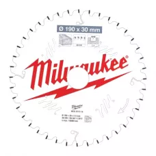 Пильный диск для торцовочной пилы 190х30 Z40, шт Milwaukee