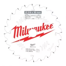 Пильный диск 216х30 24 зуба, шт Milwaukee