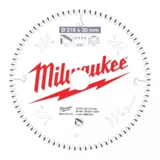 Пильные диски для торцовочных пил CSB MS Alu216 x 30 x 2,4 x 80TF neg. Milwaukee