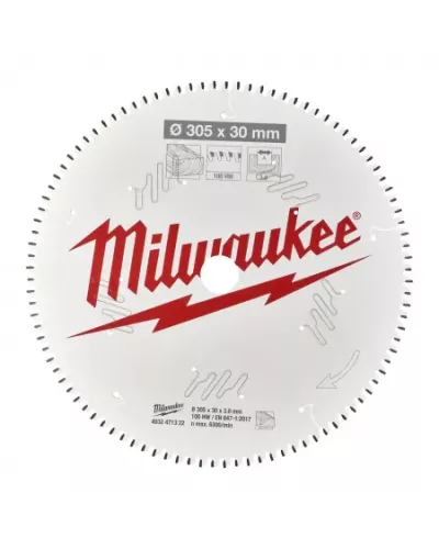 Пильные диски для торцовочных пил CSB MS W 305 x 30 x 3,0 x 100ATB neg. Milwaukee
