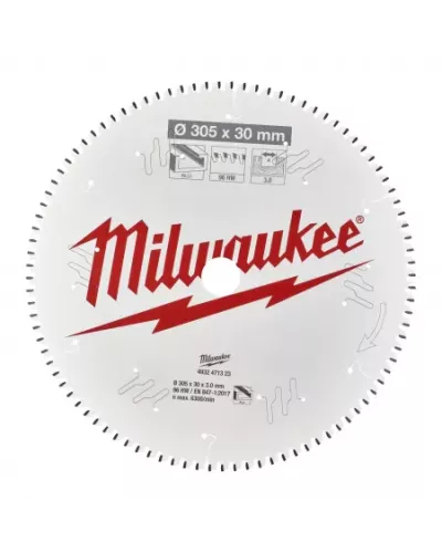 Пильный диск для торцовочной пилы 305х30 96 зубьев Milwaukee