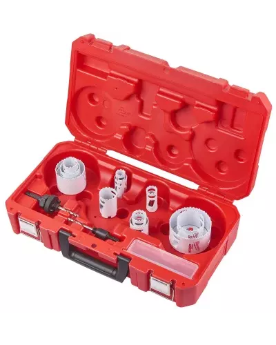 Набор биметаллических коронок с добавлением кобальта  Holesaw Kit no. 9 - 15шт Milwaukee