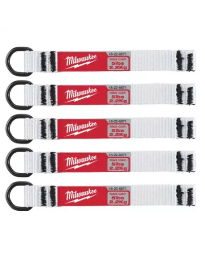 Аксессуары для страховочных строп 5pc 2.25kg D-Ring Web Attachment Milwaukee