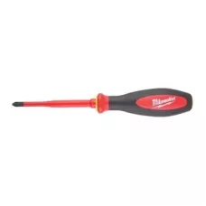 Отвертка изолированная тонкая VDE PH2 x 100 Milwaukee