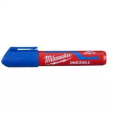 Маркер INKZALL для стройплощадки большой синий (1шт, дисплей 12 шт) Milwaukee