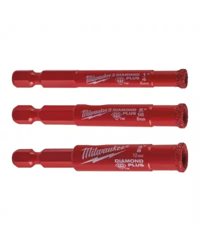 DIAMOND PLUS™ набор сверл (3шт) Milwaukee
