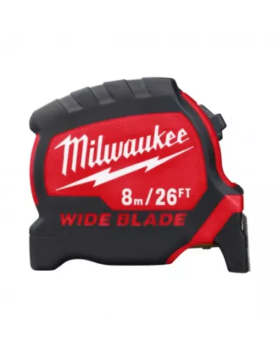 Рулетка Премиум с широким полотном 8 м 26ФТ Milwaukee