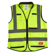 Сигнальный жилет Премиум, желтый - 2XL/3XL Milwaukee