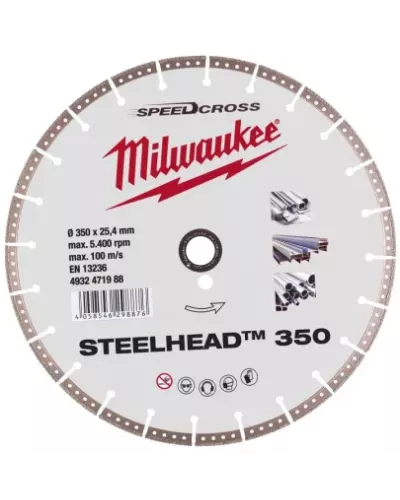 Алмазный диск STEELHEAD 350 Milwaukee