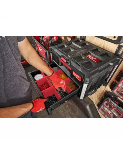 PACKOUT™ стеллажная система (2 полки + 2 профиля E-TRACK) Milwaukee