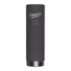 Ударная головка удлиненная 15 mm 3/8" impact socket - long Milwaukee