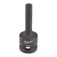 1/2" ударная головка с рабочей частью HEX8 (1 шт) Milwaukee