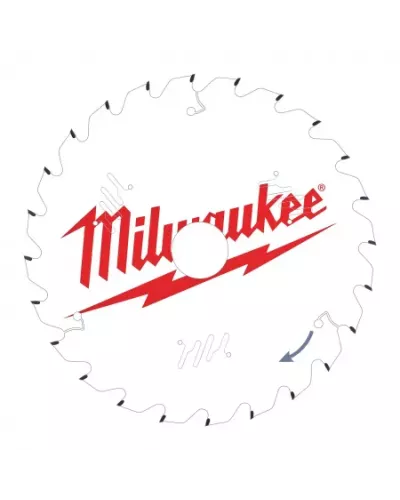 Пильный диск для настольной пилы по дереву Milwaukee 210x30x1,9x24 скошенные зубья отрицат. угол (замена для 4932464174)  (Арт. 4932478095)
