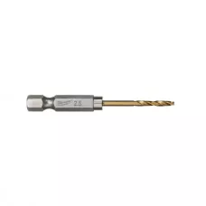 Сверло по металлу Shockwave HSS-G TiN Red Hex 2.5 mm - 10 pcs Milwaukee