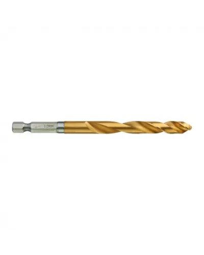 Сверло по металлу Shockwave HSS-G TiN Red Hex 8 mm - 5 pcs Milwaukee