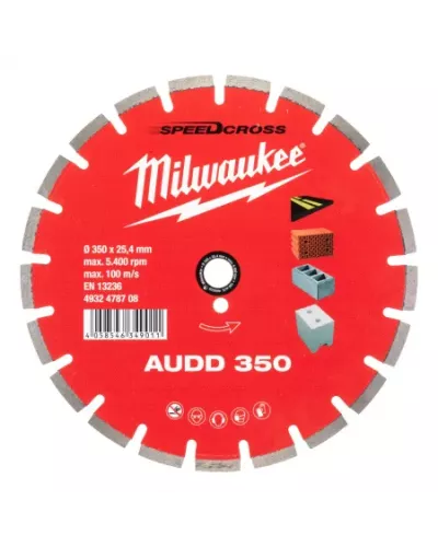 Алмазный диск скоростной Milwaukee Speedcross AUDD 350 мм (RU)  (Арт. 4932478708)