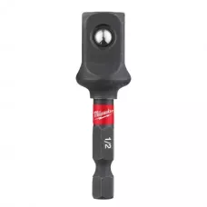 MILWAUKEE Переходник с 1/4 HEX на 1/2 квадрат, арт. 4932478803, шт