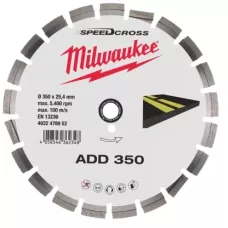 Алмазный диск скоростной Milwaukee Speedcross ADD 350 мм (Арт. 4932478952)