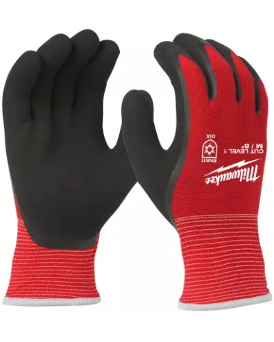 Перчатки зимние с сопротивлением порезам ур.1, 10/XL Milwaukee