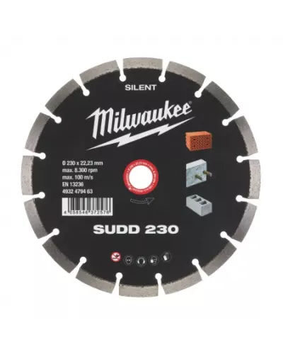 Алмазный диск профессиональной серии Milwaukee SUDD 230 мм (Арт. 4932479463)