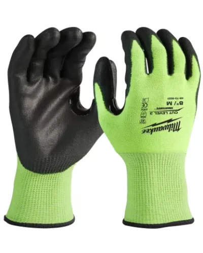 Перчатки защитные Hi-Vis Cut 3/C Gloves - 7/S Milwaukee
