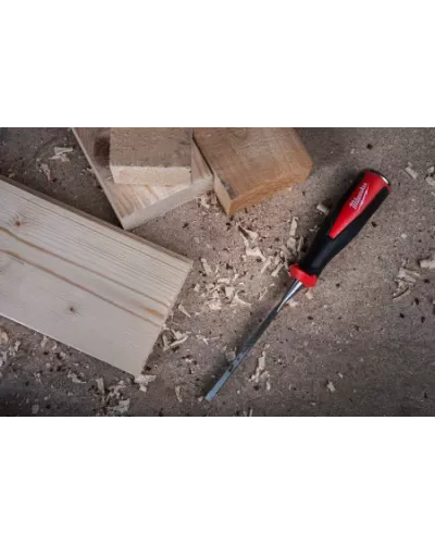 Стамеска плоская 1/4” (6 мм) Milwaukee