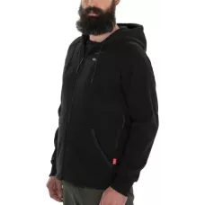 Толстовка черная с подогревом Milwaukee M12 HH BL4-0 (M) (Арт. 4932480062)