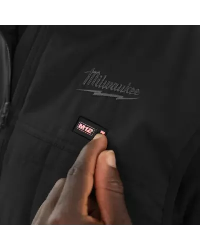 Жилет с подогревом черный Milwaukee M12HPV BL2-0 (S) (Арт. 4932480076)