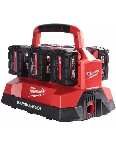 Зарядное устройство M18 PC6 EU на 6 аккумуляторов Milwaukee