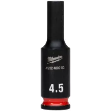 Головка ударная удлиненная Milwaukee 1/4'' 4.5 мм (замена для 4932472284) (Арт. 4932480252)