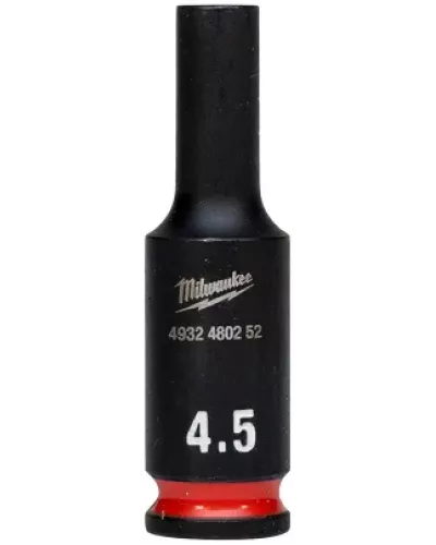 Головка ударная удлиненная Milwaukee 1/4'' 4.5 мм (замена для 4932472284) (Арт. 4932480252)