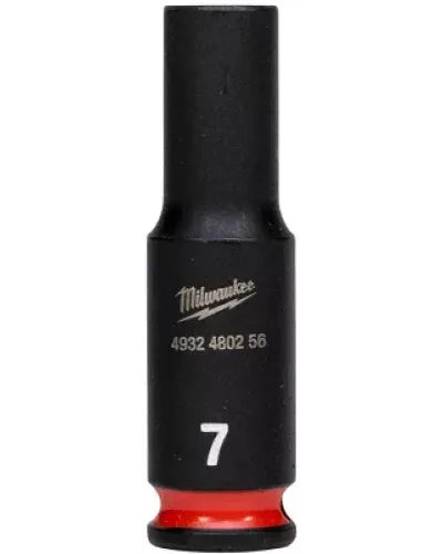 Головка ударная удлиненная Milwaukee 1/4'' 7 мм (замена для 4932478001) (Арт. 4932480256)