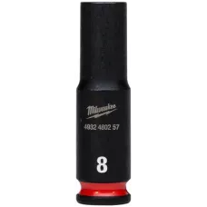 Головка ударная удлиненная Milwaukee 1/4'' 8 мм (замена для 4932478002) (Арт. 4932480257)