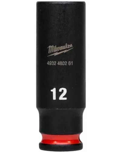 Головка ударная удлиненная Milwaukee 1/4'' 12 мм (замена для 4932478006) (Арт. 4932480261)
