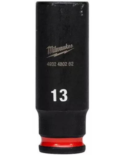 Головка ударная удлиненная Milwaukee 1/4'' 13 мм (замена для 4932478007) (Арт. 4932480262)