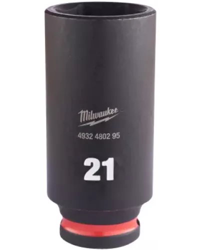 Головка ударная удлиненная Milwaukee 3/8'' 21 мм (замена для 4932478032) (Арт. 4932480295)