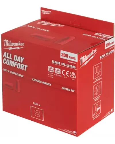 Вкладыши противошумные Milwaukee (200 шт) (Арт. 4932480465)