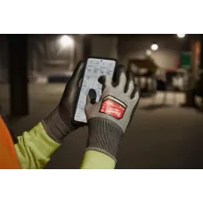 Перчатки полиуретановые Milwaukee Hi-Dex с защитой от минимальных рисков, уровень 4, размер L/9 (12 пар) (Арт. 4932480518)