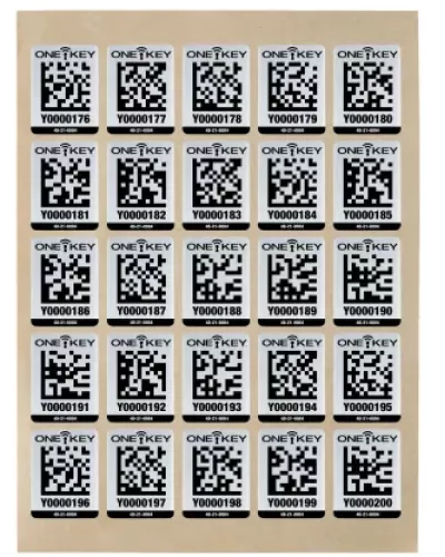 Метки пластиковые малые ONE-KEY™ (200 шт.) (Арт. 4932480559)