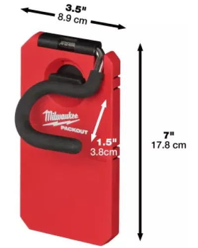Крюк большой S-образный для стеллажной системы Milwaukee PACKOUT (Арт. 4932480703)