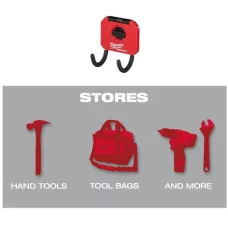 Крюк малый изогнутый универсальный для стеллажной системы Milwaukee PACKOUT (Арт. 4932480705)