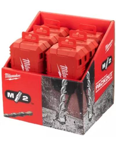 Набор буров M2™ SDS+ (Ø5/5/6/6 x 110 мм, Ø6/6/8/8/10/12 x 160 мм ) (10 предм.) (замена для 4932352340) Milwaukee